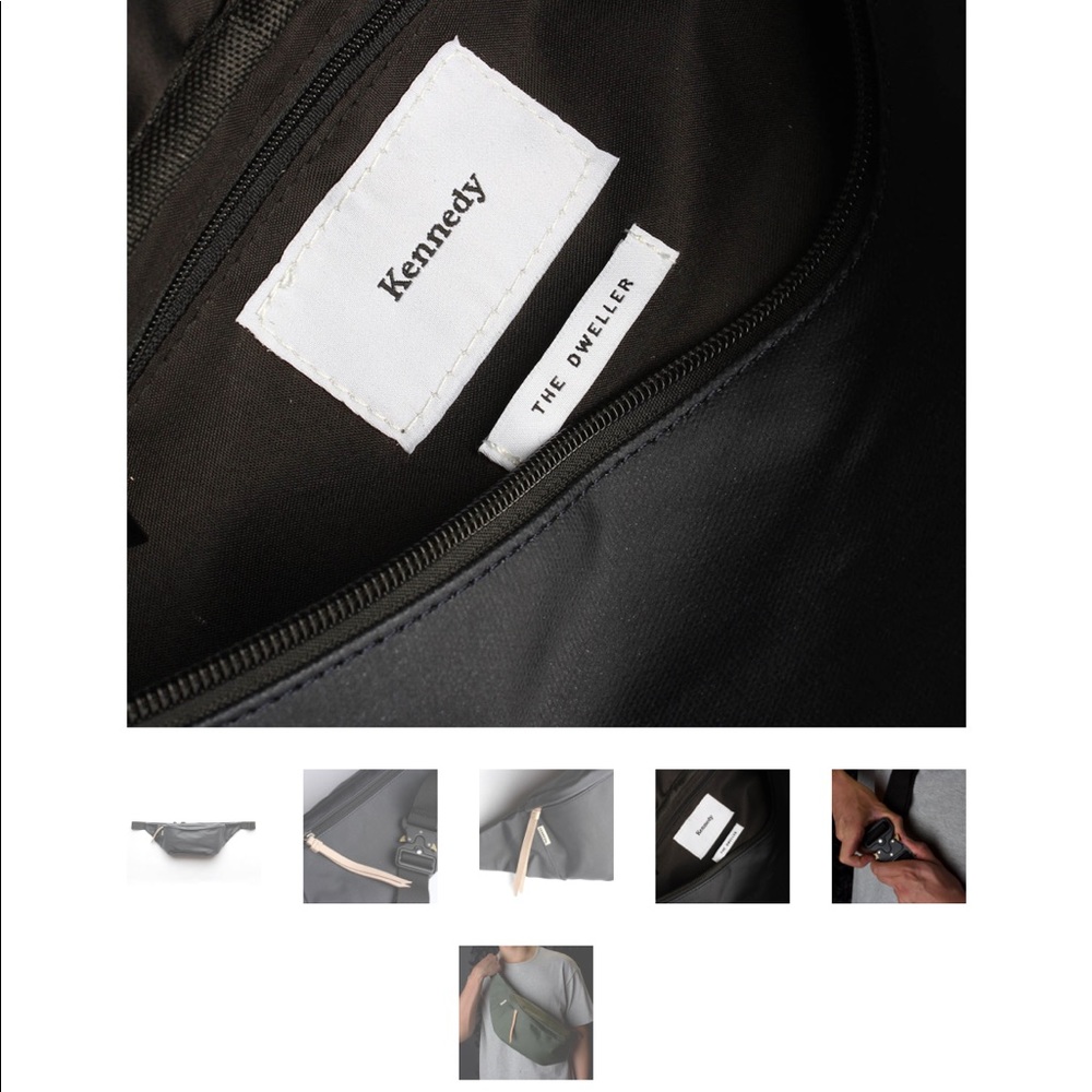 Kennedy Brand - The Dweller Sling Bag in Slate - Picture 3 of 7